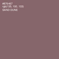 #876467 - Sand Dune Color Image